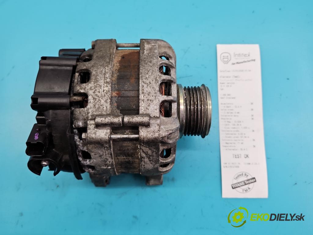 Opel Crossland 2017-2024 1.2 12V 83 hp manual 61 kW 1199 cm3 5- Alternator 9809391880 (Alternátory)