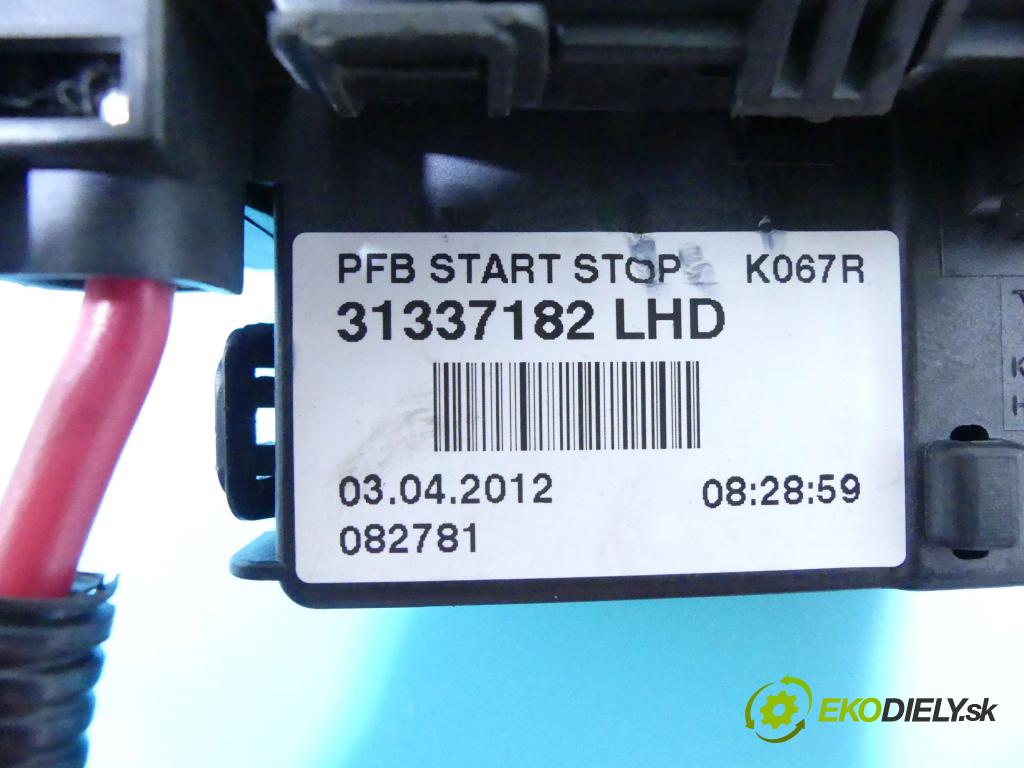 Volvo S60 II 2010-2018 2.0 D3 163 hp automatic 120 kW 1984 cm3 4- skříňka pojistková 31337182LHD (Pojistkové skříňky)