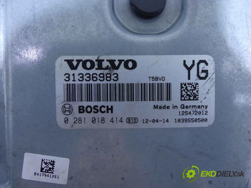Volvo S60 II 2010-2018 2.0 D3 163 hp automatic 120 kW 1984 cm3 4- řídící jednotka motoru 31336983