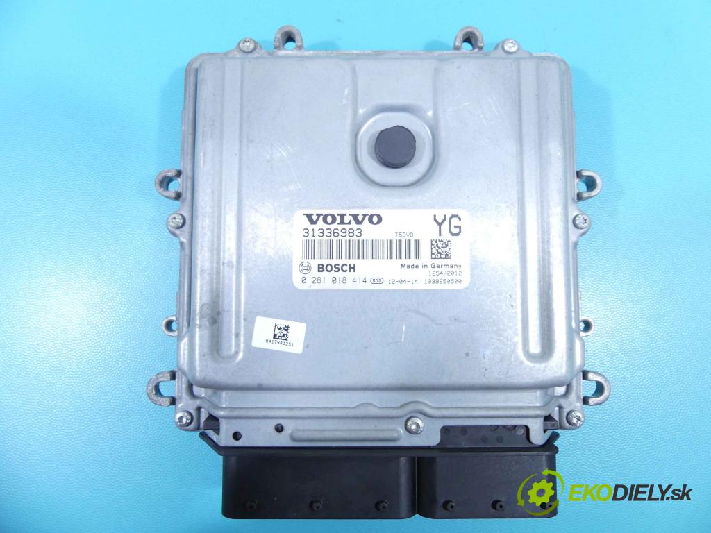 Volvo S60 II 2010-2018 2.0 D3 163 hp automatic 120 kW 1984 cm3 4- řídící jednotka motoru 31336983