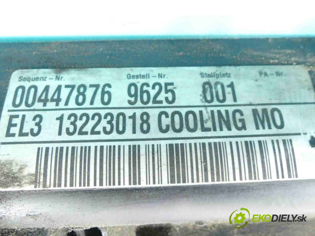Opel Insignia A 2008-2017 2.0 cdti 131 HP manual 96 kW 1956 cm3 5- Ventilátor chladiča 13223018