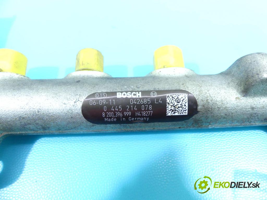 Suzuki Grand Vitara II 2005-2014 1.9 DDiS 129 HP manual 95 kW 1870 cm3 5- lišta vstrekovacia 0445214078 (Vstrekovacie lišty)