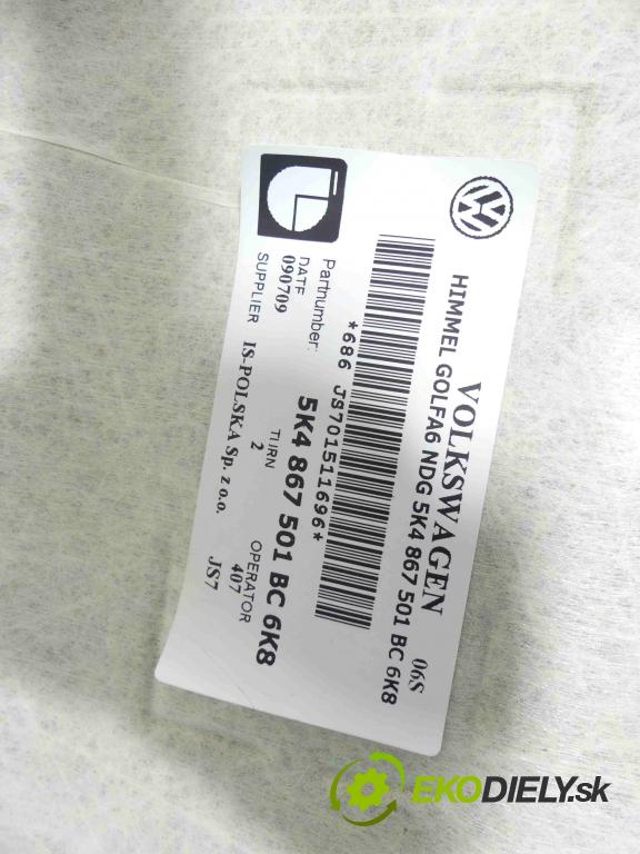 Vw Golf VI 2008-2013 hatchback: 5-