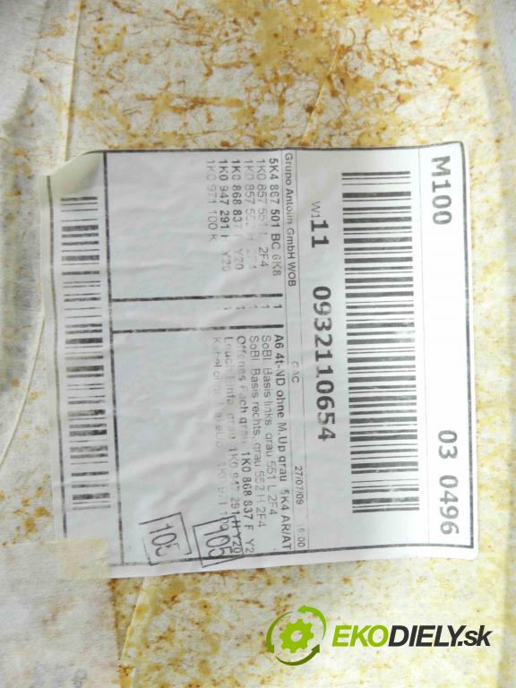 Vw Golf VI 2008-2013 hatchback: 5-