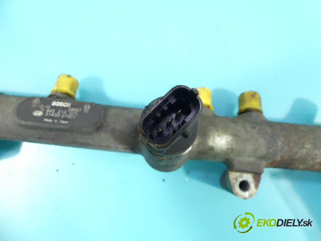 Kia Carens II 2002-2006 2.0 crdi 113 HP manual 83 kW 1991 cm3 5- lišta vstrekovacia 0445214075 (Vstrekovacie lišty)