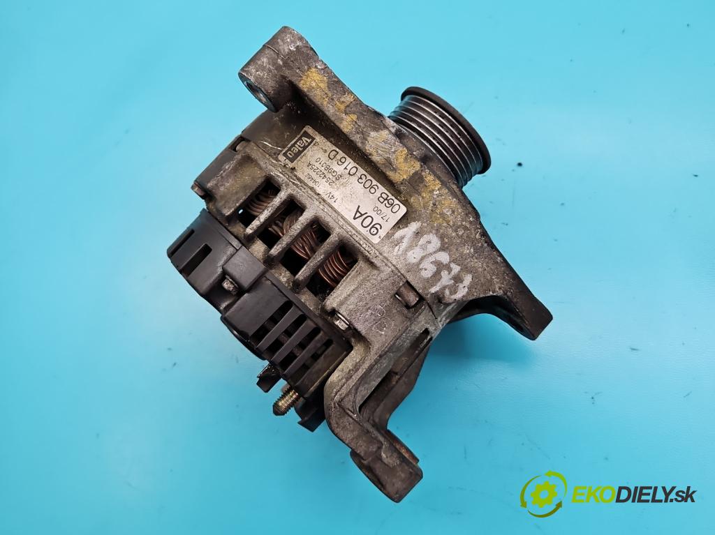 Audi A4 B5 1994-2001 1.8 T 150 hp manual 110 kW 1781 cm3 5- Alternator 06B903016D (Alternátory)