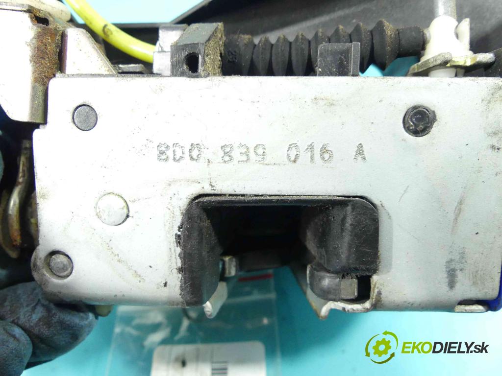 Audi A4 B5 1994-2001 1.8 T 150 hp manual 110 kW 1781 cm3 5- zámek zadní pravý 8D0839016A