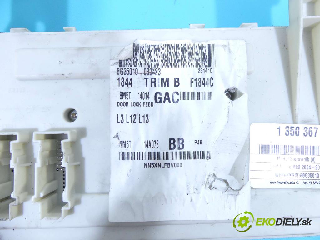 Ford Focus Mk2 2004-2011 1.6 tdci 90 HP manual 66 kW 1560 cm3 3- modul riadiaca jednotka 7M5T-14A073-BB (Ostatné)