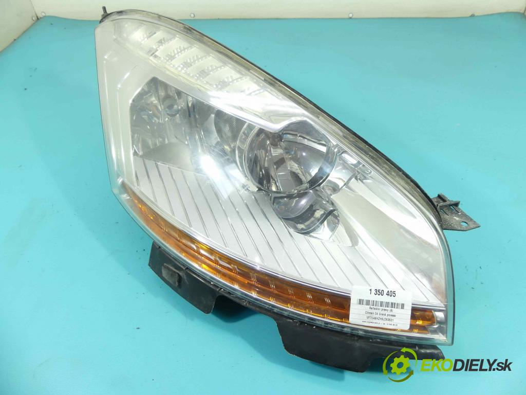 Citroen C4 Grand picasso I 2006-2013 1.6 hdi 109 HP automatic 80 kW 1560 cm3 5- Reflektor: pravý  (Pravé)