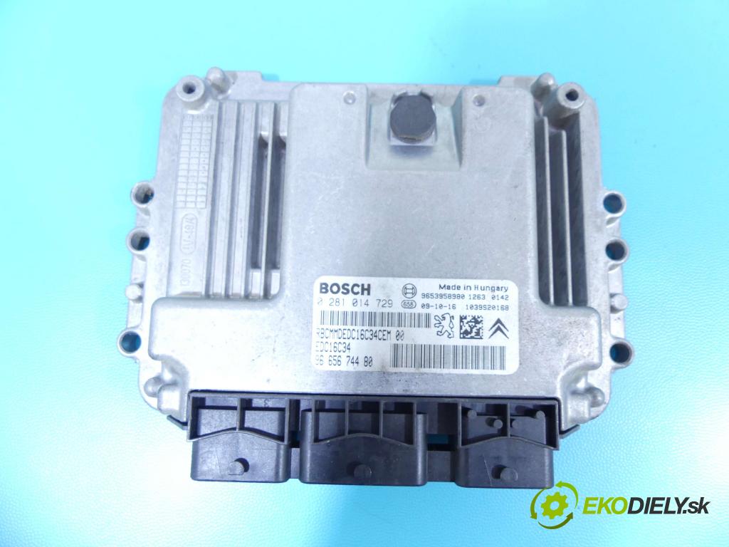 Citroen C4 Grand picasso I 2006-2013 1.6 hdi 109 hp automatic 80 kW 1560 cm3 5- řídící jednotka motoru 0281014729