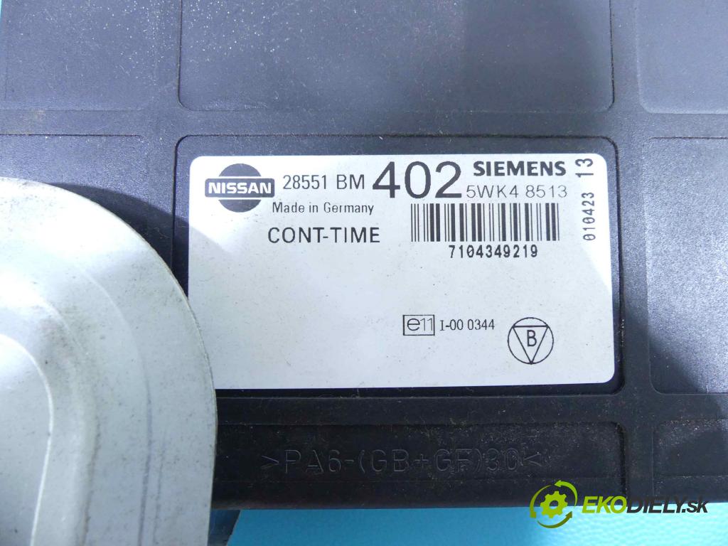 Nissan Almera N16 2000-2006 1.8 16V 114 hp manual 84 kW 1769 cm3 5- řídící jednotka motoru MEC20-625
