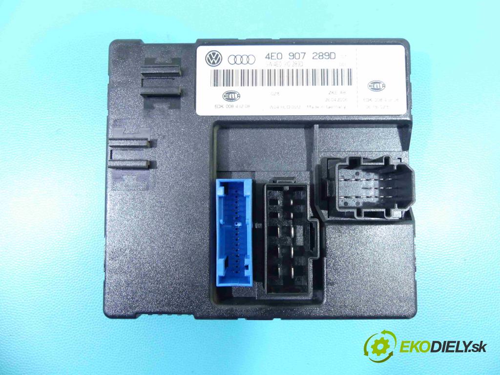 Audi A8 D3 2002-2009 4,2.0 V8 tdi 326KM automatic 240 kW 4134 cm3 4- modul riadiaca jednotka 4E0907289D (Ostatné)