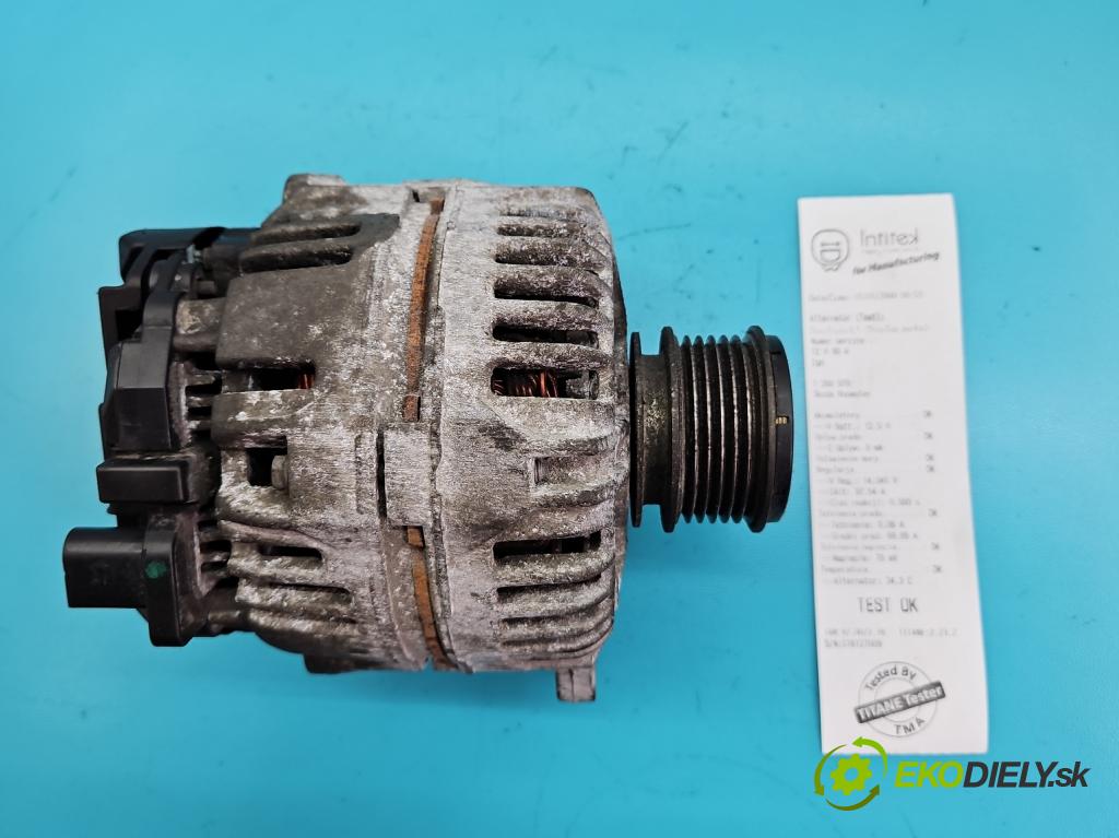 Skoda Roomster 1.4 tdi 80 hp manual 59 kW 1422 cm3 5- Alternator 045903023 0124325012 (Alternátory)