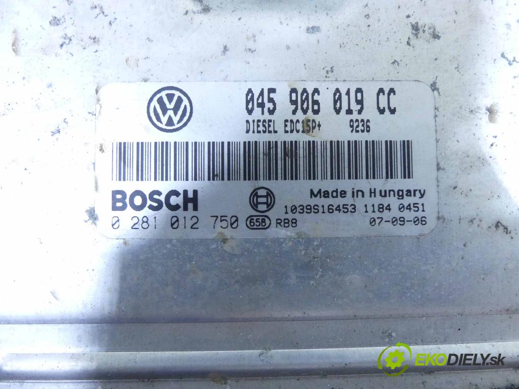 Skoda Roomster 1.4 tdi 80 hp manual 59 kW 1422 cm3 5- řídící jednotka motoru 0281012750