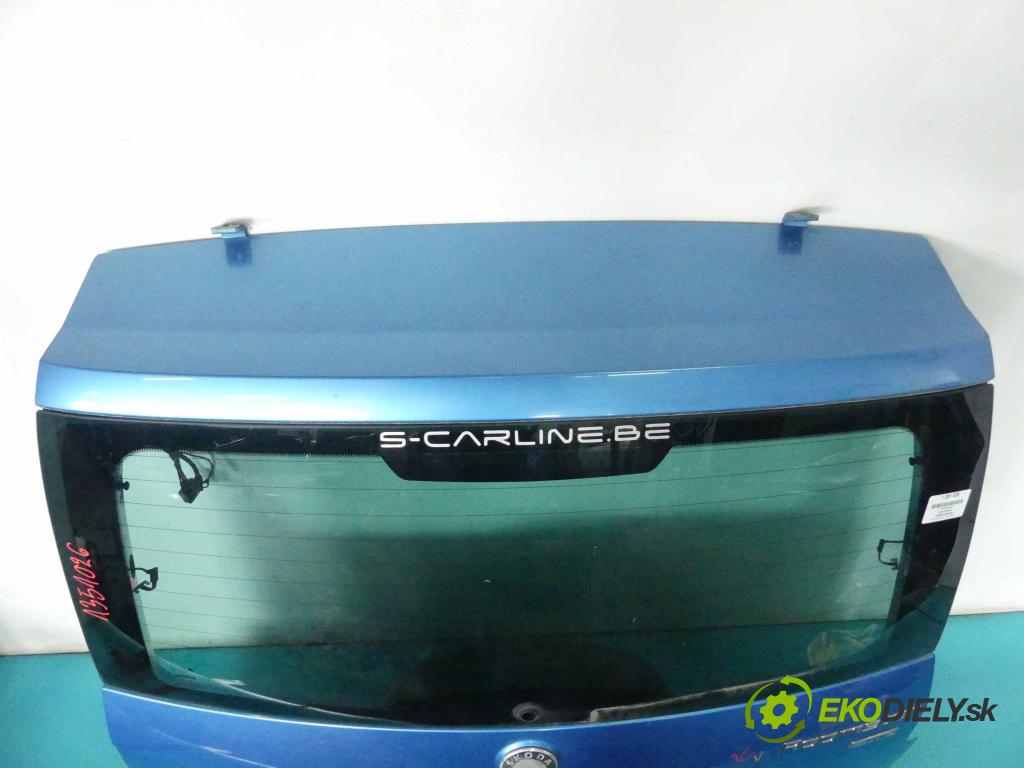 Skoda Roomster 1.4 tdi 80 hp manual 59 kW 1422 cm3 5- zadní kufrové dveře  (Zadní kapoty)