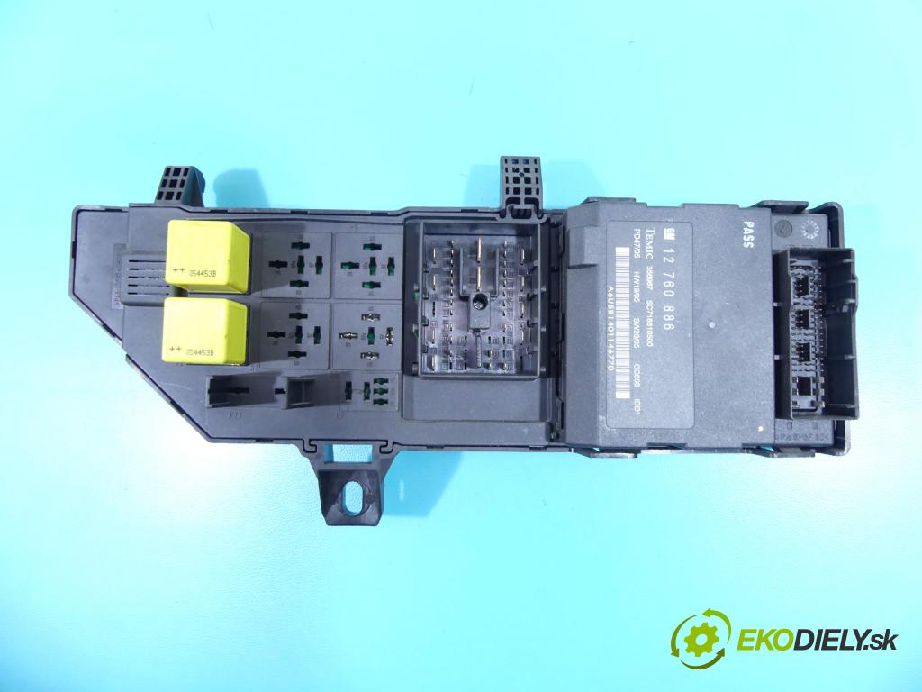 Saab 9-3 II 2002-2012 1.9 TiD 120 hp manual 88 kW 1910 cm3 4- skříňka pojistková 12760886 (Pojistkové skříňky)