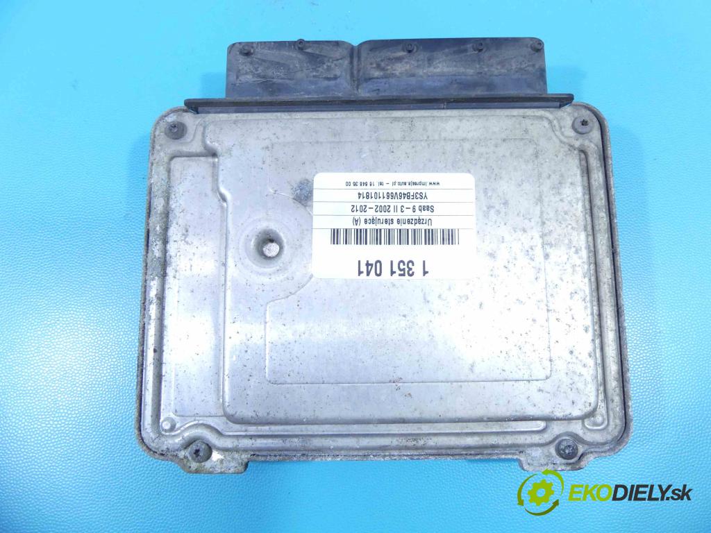 Saab 9-3 II 2002-2012 1.9 TiD 120 hp manual 88 kW 1910 cm3 4- řídící jednotka motoru 0281012247