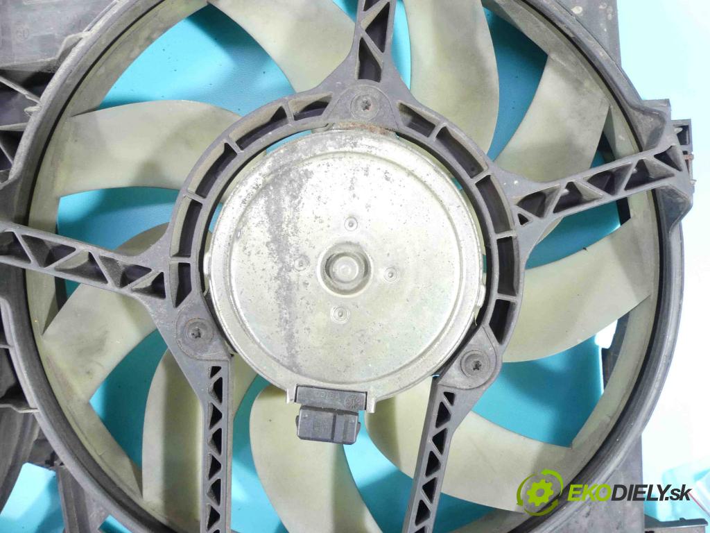 Saab 9-3 II 2002-2012 1.9 TiD 120 HP manual 88 kW 1910 cm3 4- Ventilátor chladiča 13123751
