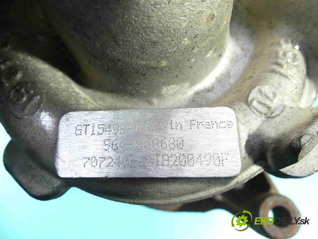 Peugeot 807 2002-2014 2.2 hdi 128 hp manual 94 kW 2179 cm3 5- Turbodmychadlo 707240-2 (Turbodúchadla (kompletní))