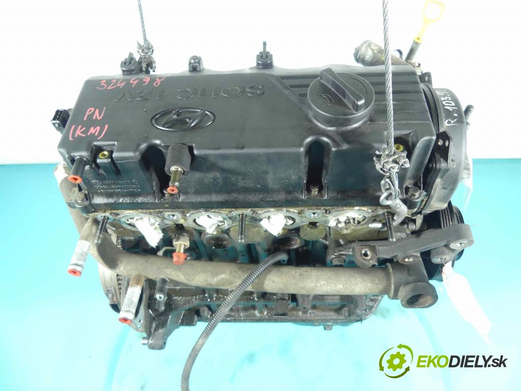 Hyundai Accent II 1999-2005 1.5 12V 90 hp manual 66 kW 1495 cm3 5- motor benzín G4EB