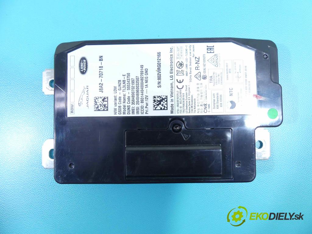 Jaguar F-Pace 16- 2.0d 179KM automatic 132 kW 1999 cm3 5- modul riadiaca jednotka J8A2-70718-BN (Ostatné)