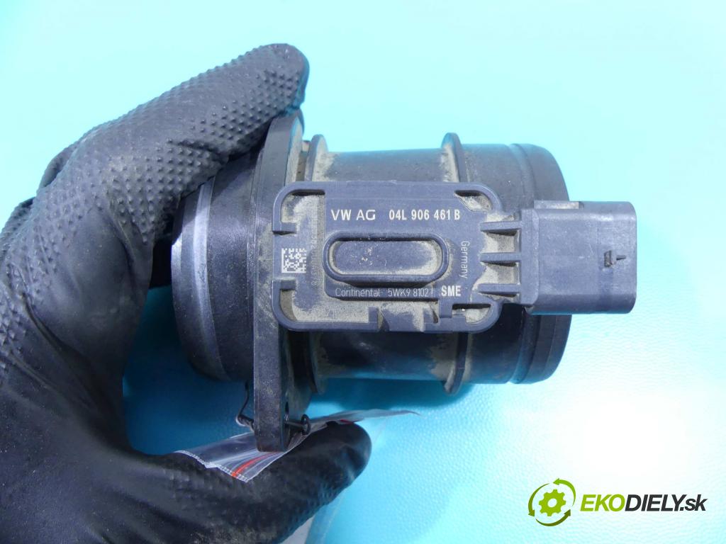 Seat Leon III 2012-2020 1.6 tdi 110 HP manual 81 kW 1598 cm3 5- průtokoměr: 04L906461B (Váhy vzduchu)