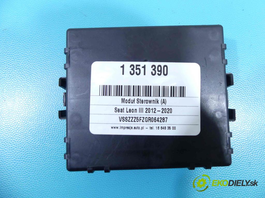 Seat Leon III 2012-2020 1.6 tdi 110 HP manual 81 kW 1598 cm3 5- modul riadiaca jednotka 5Q0907530AF (Ostatné)