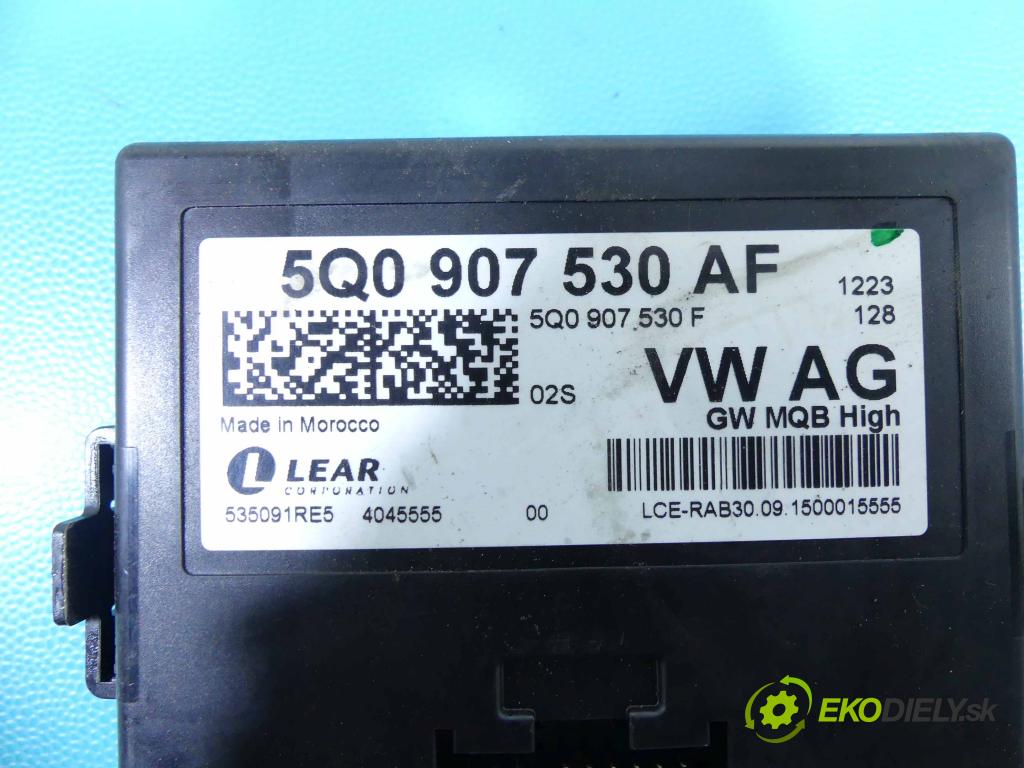 Seat Leon III 2012-2020 1.6 tdi 110 HP manual 81 kW 1598 cm3 5- modul riadiaca jednotka 5Q0907530AF (Ostatné)