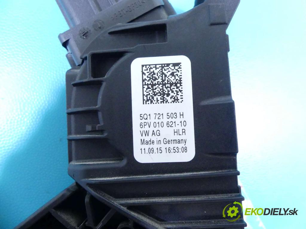 Seat Leon III 2012-2020 1.6 tdi 110 HP manual 81 kW 1598 cm3 5- pedále 5Q1721503H (Pedále)