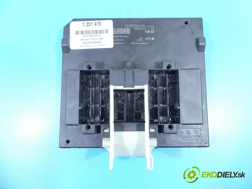 Seat Leon III 2012-2020 1.6 tdi 110 HP manual 81 kW 1598 cm3 5- modul riadiaca jednotka 5Q0937084AR (Ostatné)