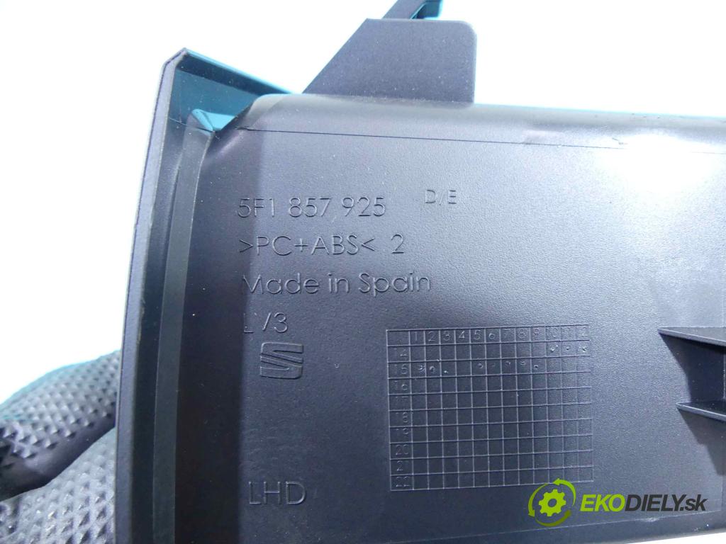 Seat Leon III 2012-2020 1.6 tdi 110 HP manual 81 kW 1598 cm3 5- kastlík 5F1857925E