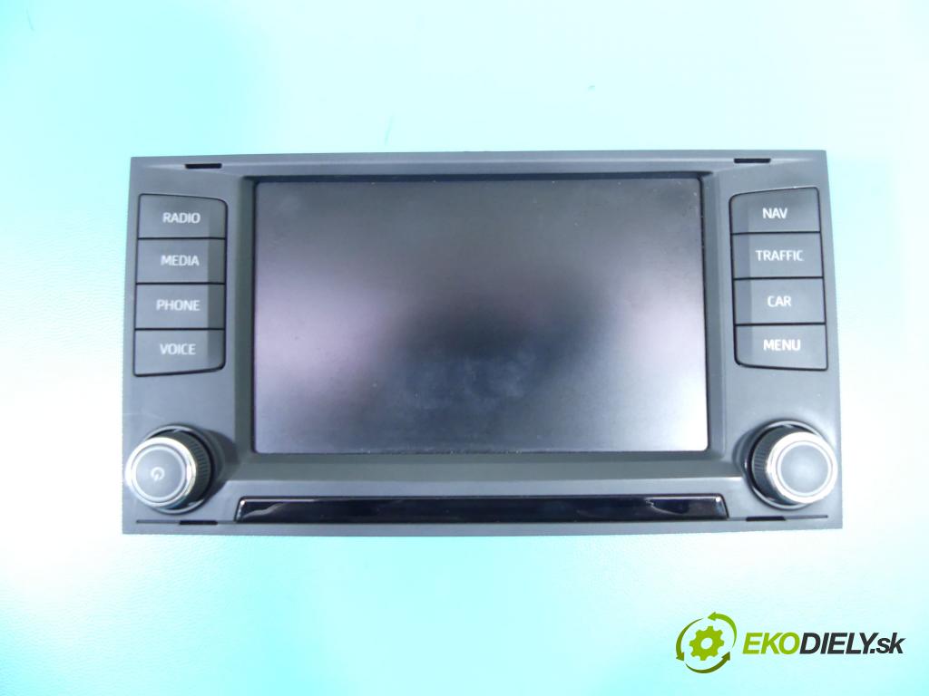 Seat Leon III 2012-2020 1.6 tdi 110 HP manual 81 kW 1598 cm3 5- Radio originál 5F0919604A