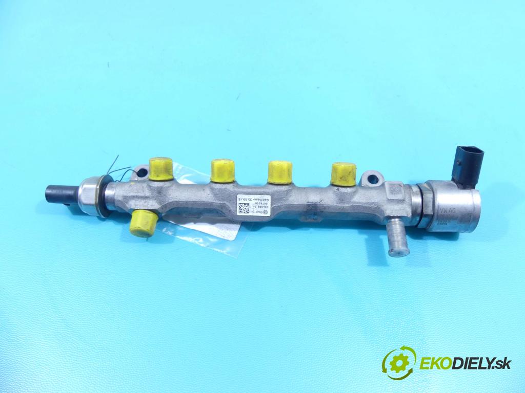 Seat Leon III 2012-2020 1.6 tdi 110 HP manual 81 kW 1598 cm3 5- lišta vstrekovacia 04L089G (Vstrekovacie lišty)