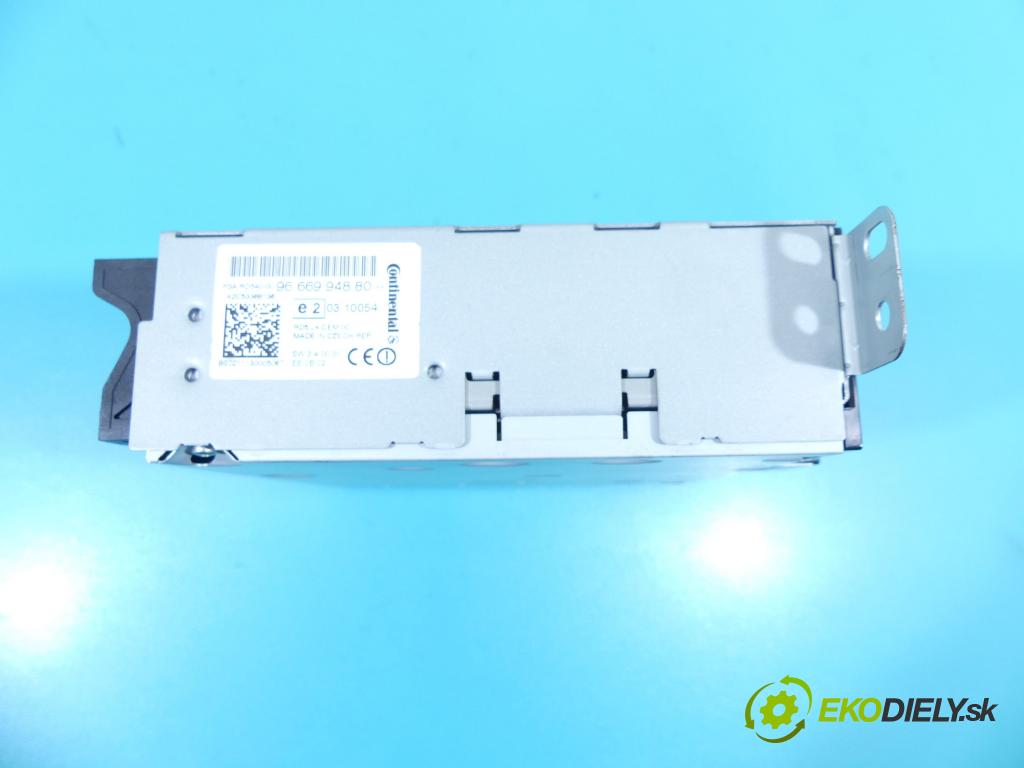 Peugeot 508 2010-2018 2.0 hdi 140 HP manual 103 kW 1997 cm3 4- Radio originál 9666994880