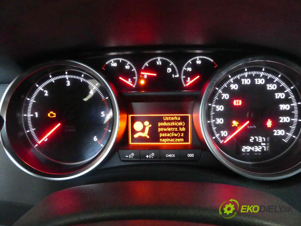 Peugeot 508 2010-2018 2.0 hdi 140 HP manual 103 kW 1997 cm3 4- prístrojovka/ budíky 9675324680 (Prístrojové dosky, displeje)