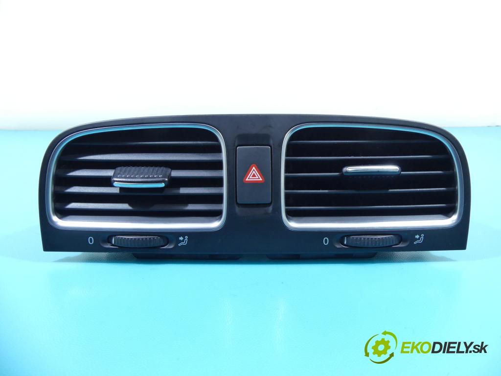 Vw Golf VI 2008-2013 1.4 16V 80 HP manual 59 kW 1390 cm3 5- Mřížka: kúrenia stredová 5K0819728M (Mriežky kúrenia (fukáre))