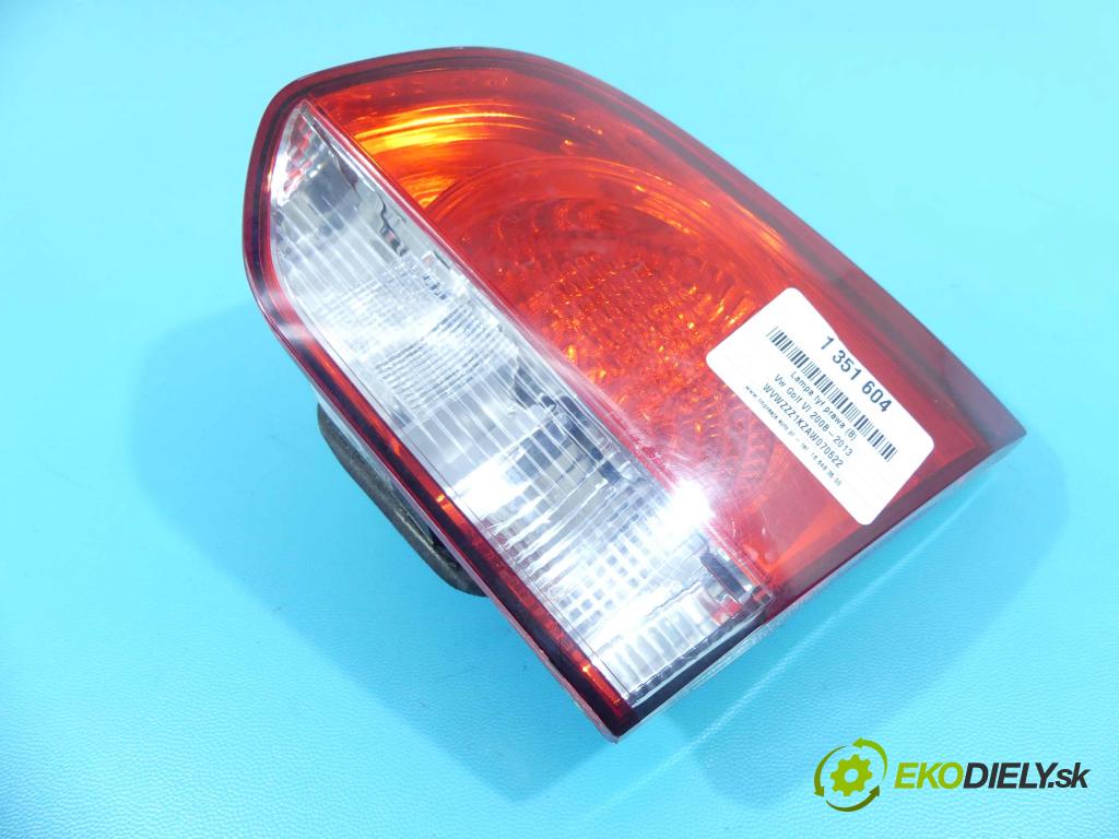 Vw Golf VI 2008-2013 1.4 16V 80 hp manual 59 kW 1390 cm3 5- světlo zadní pravé 89090386P (Ostatné)