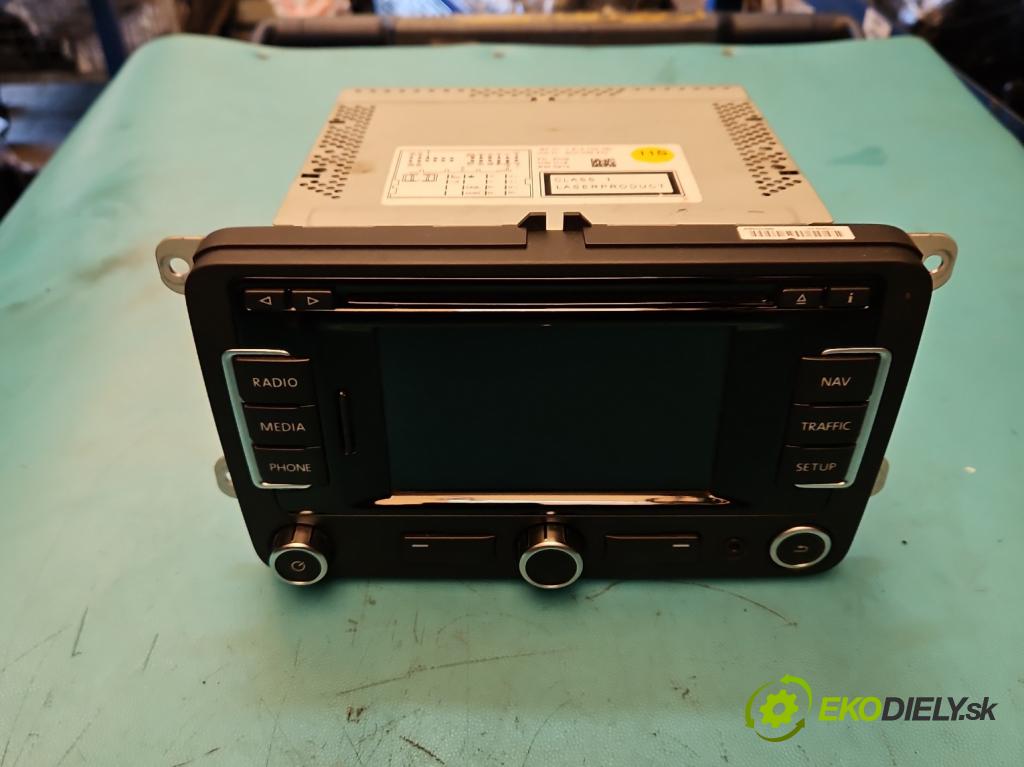 Vw Golf VI 2008-2013 1.4 16V 80 HP manual 59 kW 1390 cm3 5- Radio originál 3C0035270