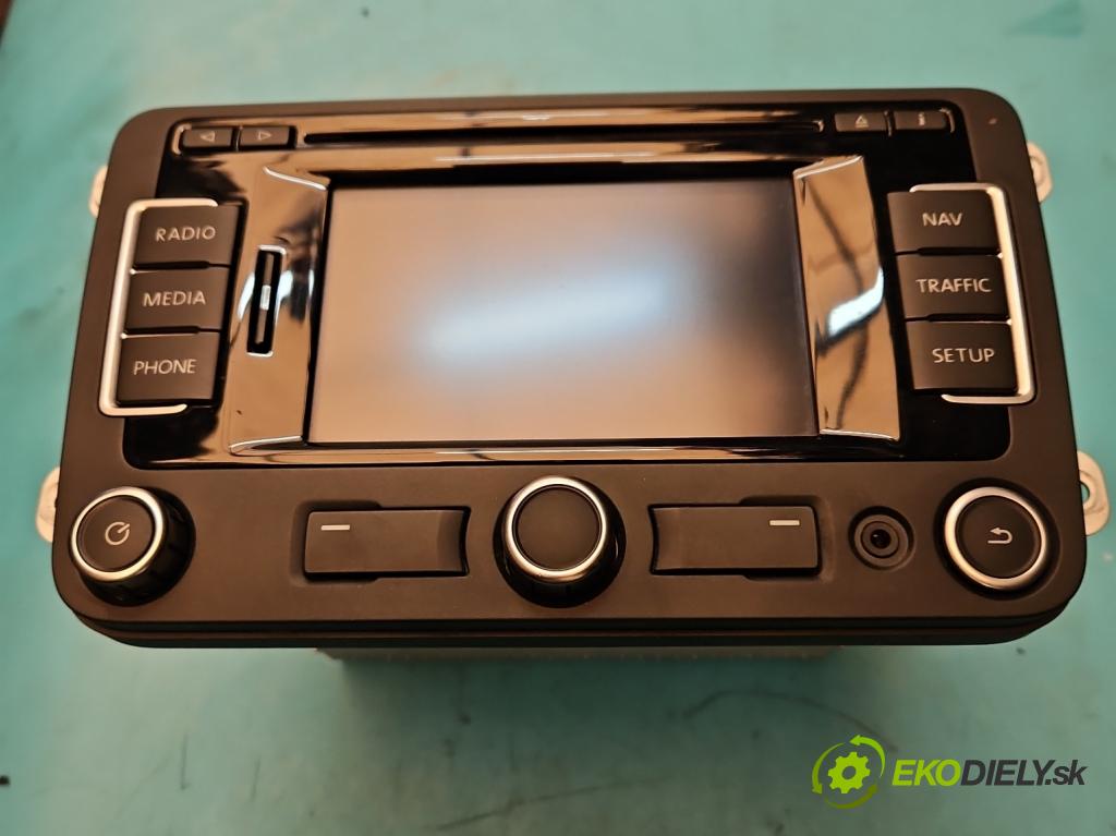 Vw Golf VI 2008-2013 1.4 16V 80 HP manual 59 kW 1390 cm3 5- Radio originál 3C0035270