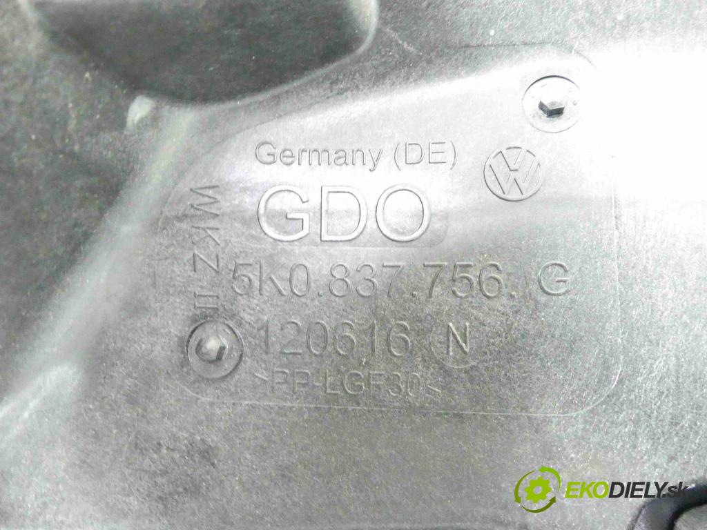 Vw Golf VI 2008-2013 1.4 16V 80 hp manual 59 kW 1390 cm3 5- mechanismus stahování přední pravý 5K0959792A