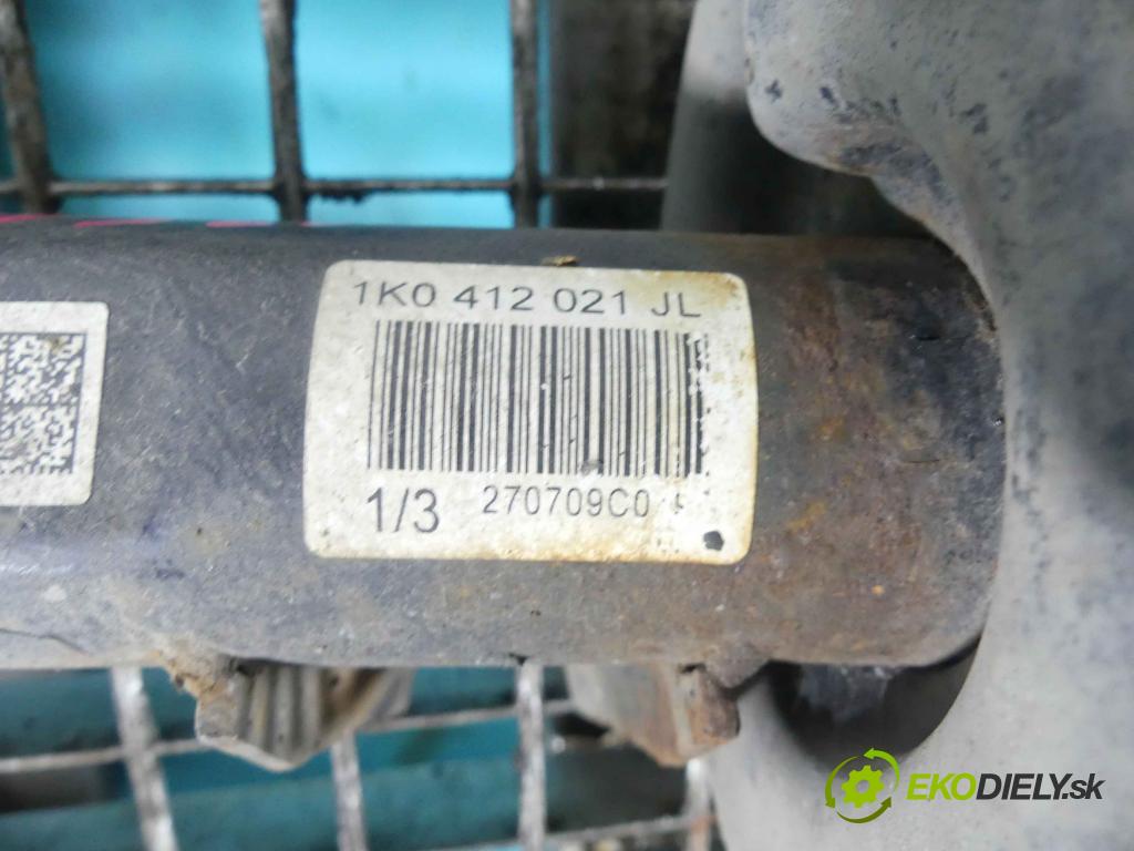 Vw Golf VI 2008-2013 1.4 16V 80 HP manual 59 kW 1390 cm3 5- tlmič predné ľavý 1K0413031BE (Ostatné)