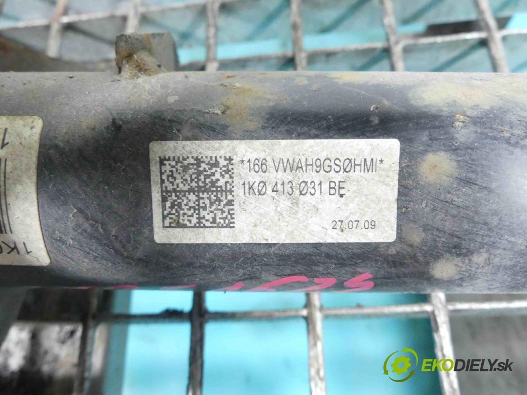 Vw Golf VI 2008-2013 1.4 16V 80 HP manual 59 kW 1390 cm3 5- tlmič predné ľavý 1K0413031BE (Ostatné)