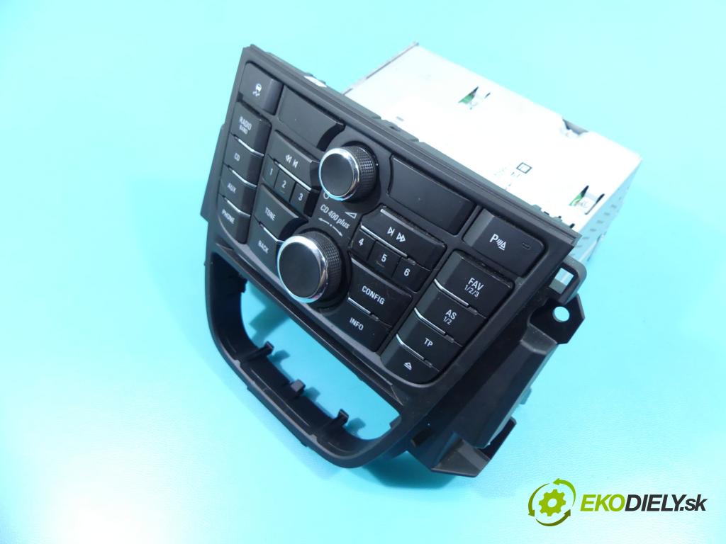 Opel Astra IV 2009-2015 1.7 cdti 131 HP manual 96 kW 1686 cm3 5- Radio originál 22976602