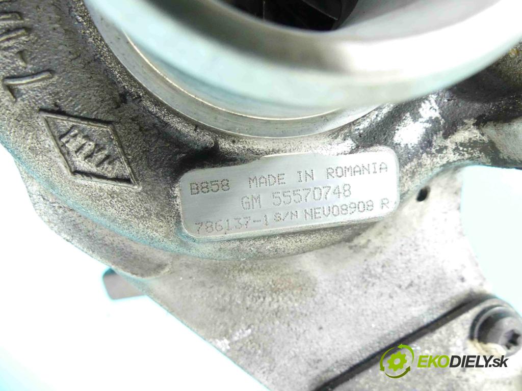 Opel Insignia A 2008-2017 2.0 cdti 131 hp manual 96 kW 1956 cm3 5- Turbodmychadlo 786137-1 (Turbodúchadla (kompletní))