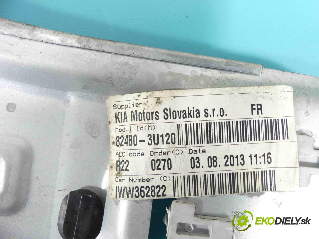 Kia Sportage III 2010-2015 2.0 crdi 184 hp automatic 135 kW 1995 cm3 5- mechanismus stahování přední pravý 82480-3U120
