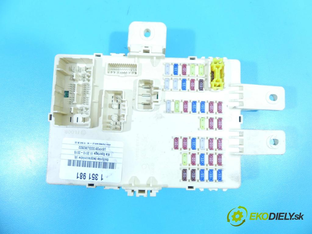 Kia Sportage III 2010-2015 2.0 crdi 184 hp automatic 135 kW 1995 cm3 5- skříňka pojistková 91950-3W030 (Pojistkové skříňky)