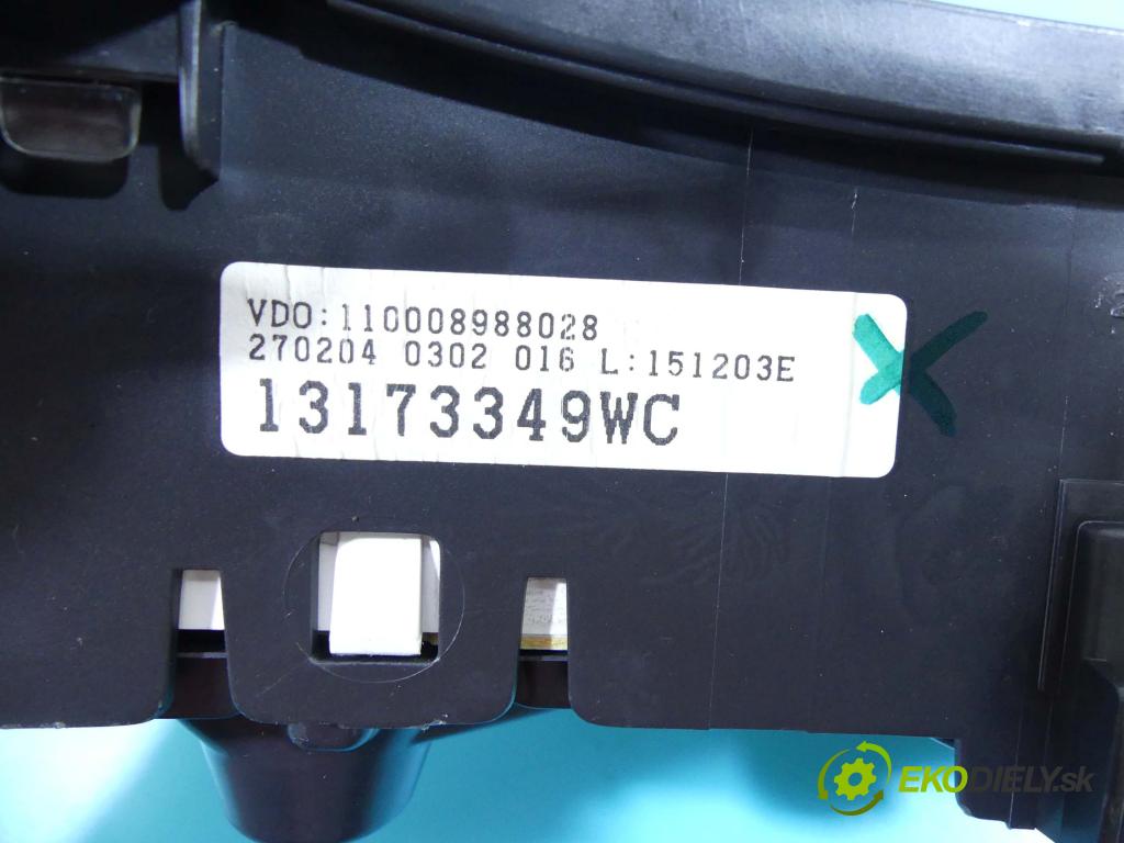Opel Corsa C 2000-2006 1.0 12V 60 hp manual 44 kW 998 cm3 5- řídící jednotka motoru 0261207720