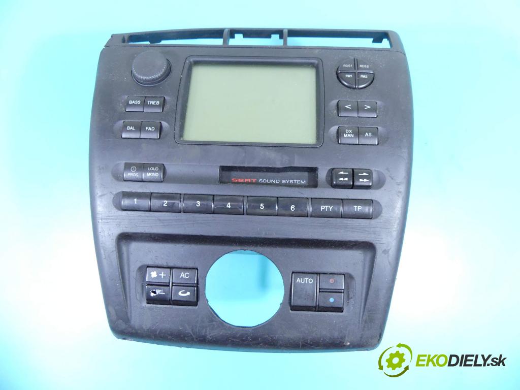 Seat Ibiza II 6K 1993-2002 1.9 sdi 68 HP manual 50 kW 1896 cm3 3- Radio originál 6K0035152A
