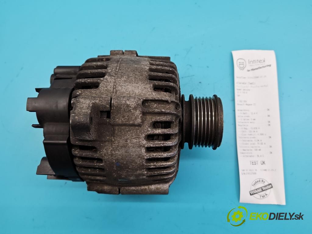 Renault Megane II 2003-2008 1.5 dci 86 hp manual 63 kW 1461 cm3 4- Alternator 8200772726 (Alternátory)