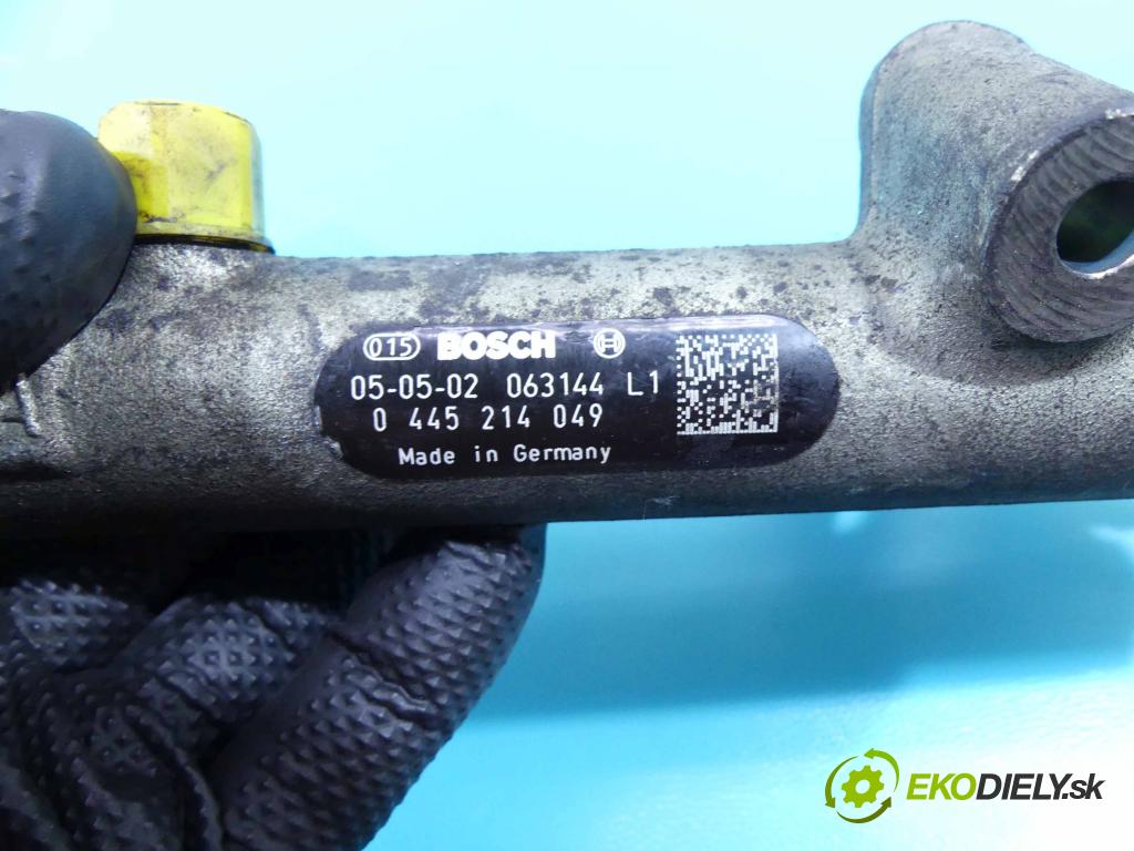 Opel Astra III 2004-2014 1.7 cdti 101 HP manual 74 kW 1686 cm3 5- lišta vstrekovacia 0445214049 (Vstrekovacie lišty)